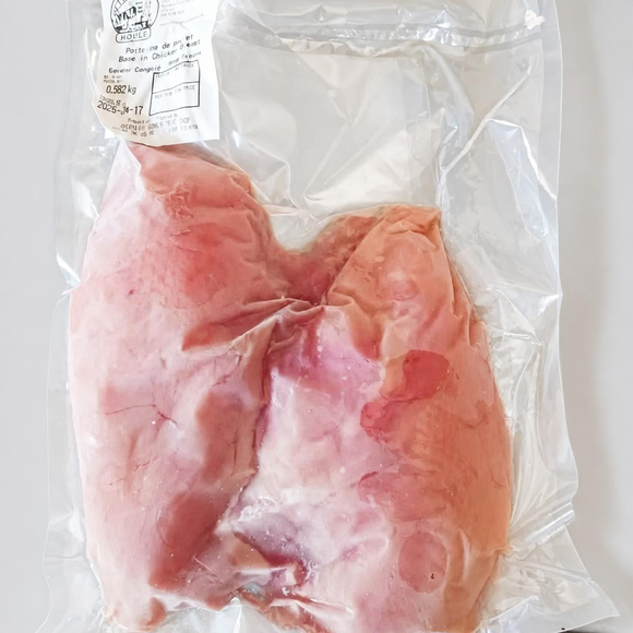 Organic Chicken Breast - Bone In, Skin On